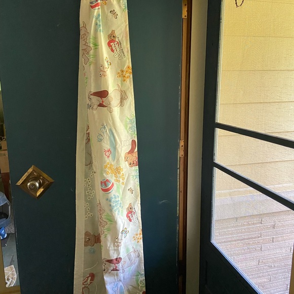 Vintage Pound Puppies Curtains Panels Valance Set - Picture 6 of 6